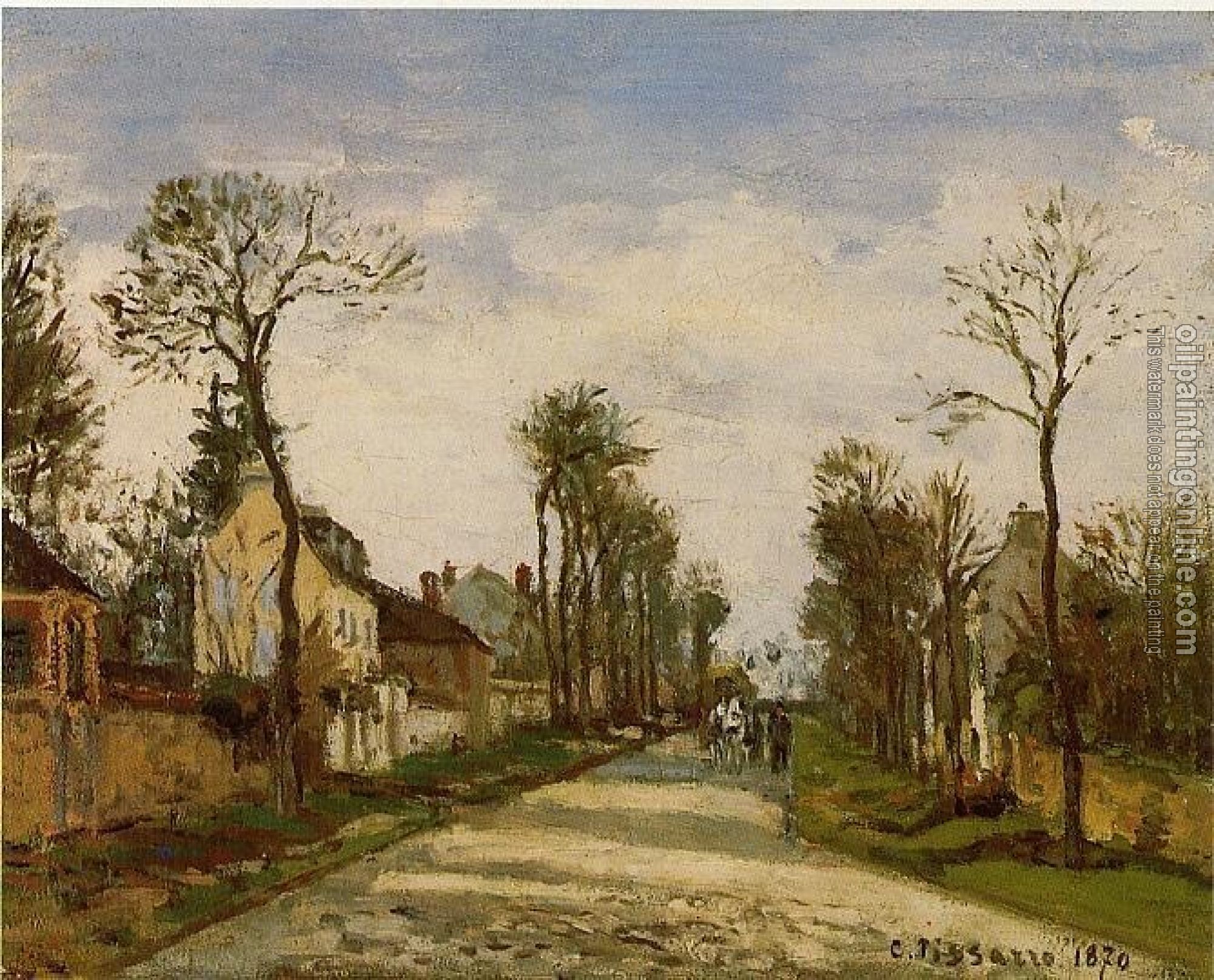 Pissarro, Camille - The Road to Versailles at Louveciennes